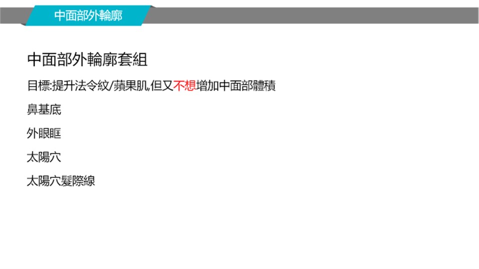 中面部外輪廓提升案例