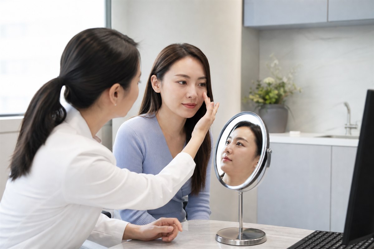 不同鼻型高度比較